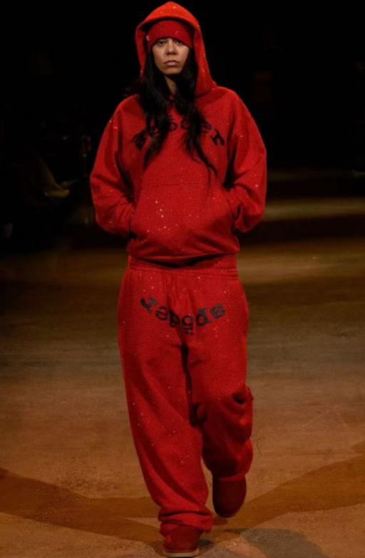 Best-Selling Sp5der Diamond VVS Hoodie Black