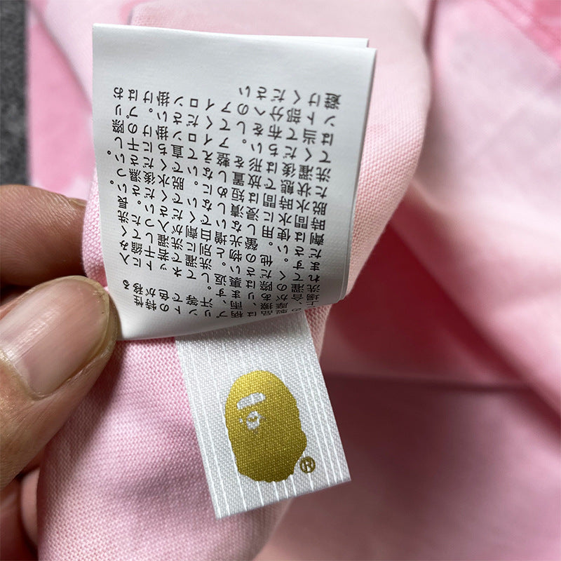 BAPE Sports Short-Sleeved T-shirt Ape Joint Name Miami Miami