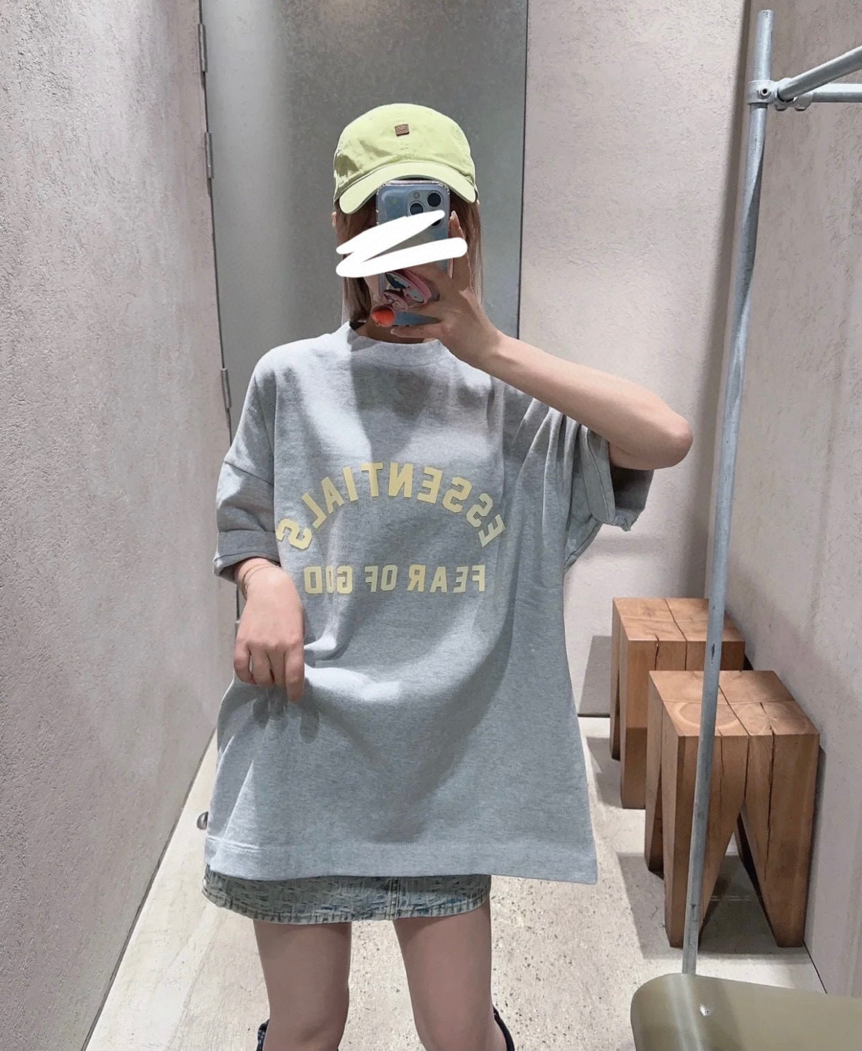 ESS **Half Arc 24ss Spring Silicone Letter 380gsm Heavy Crew Neck 100% Cotton Short Sleeve T-shirt