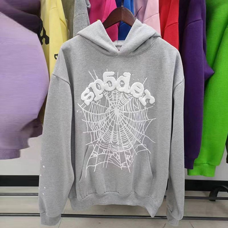 Sp5der Hoodie Foam Letter Men's and Women's Hoodie
