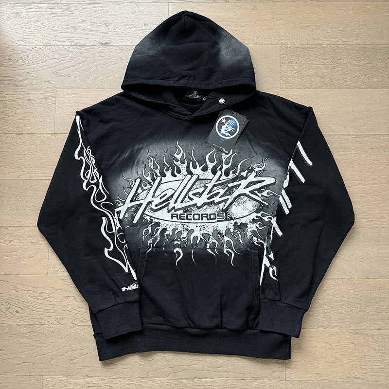 第 2 部分-Hellstar 洗旧连帽衫毛衣裤子套装