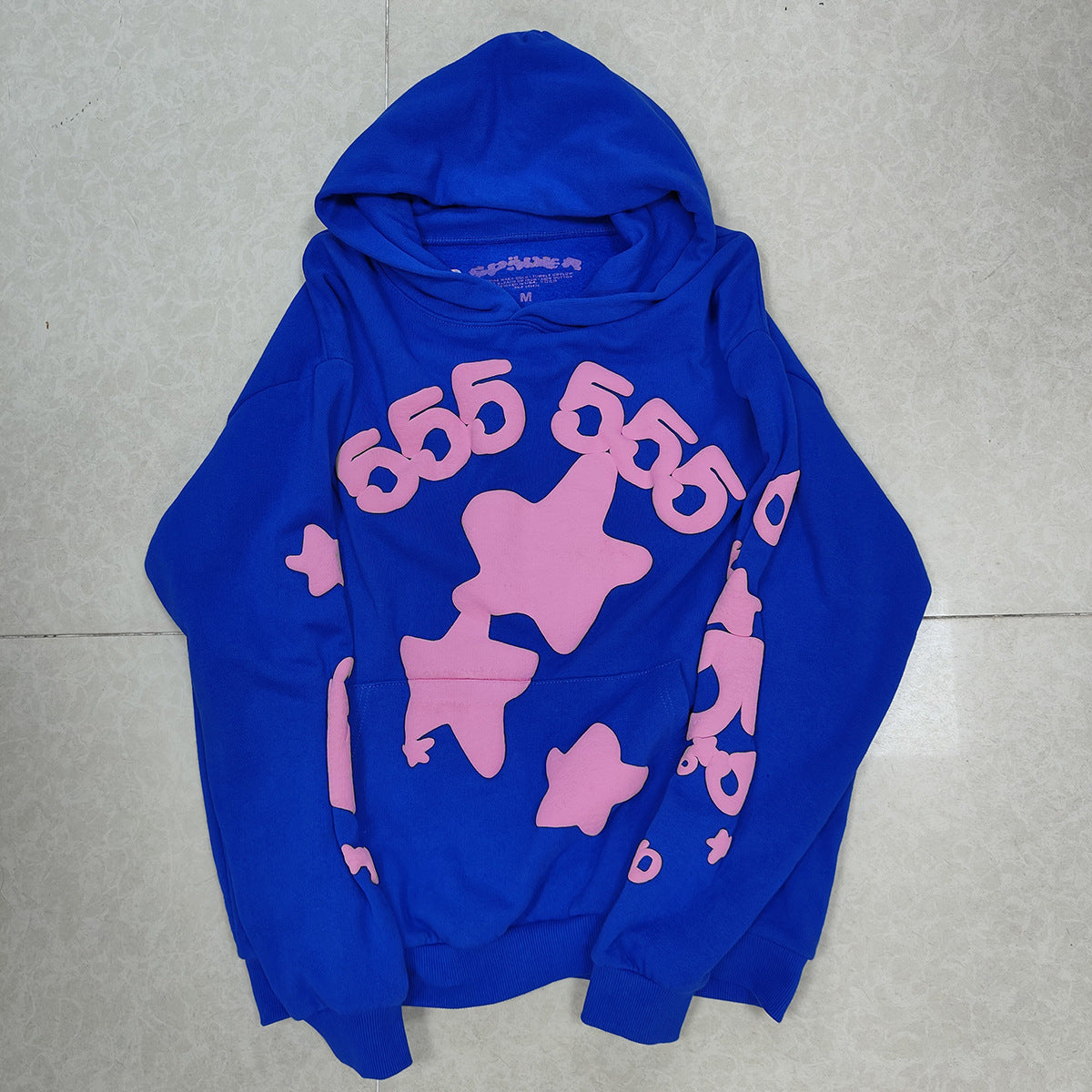 顶级 430gsm Sp5der 连帽衫 100% 纯棉男女连帽衫