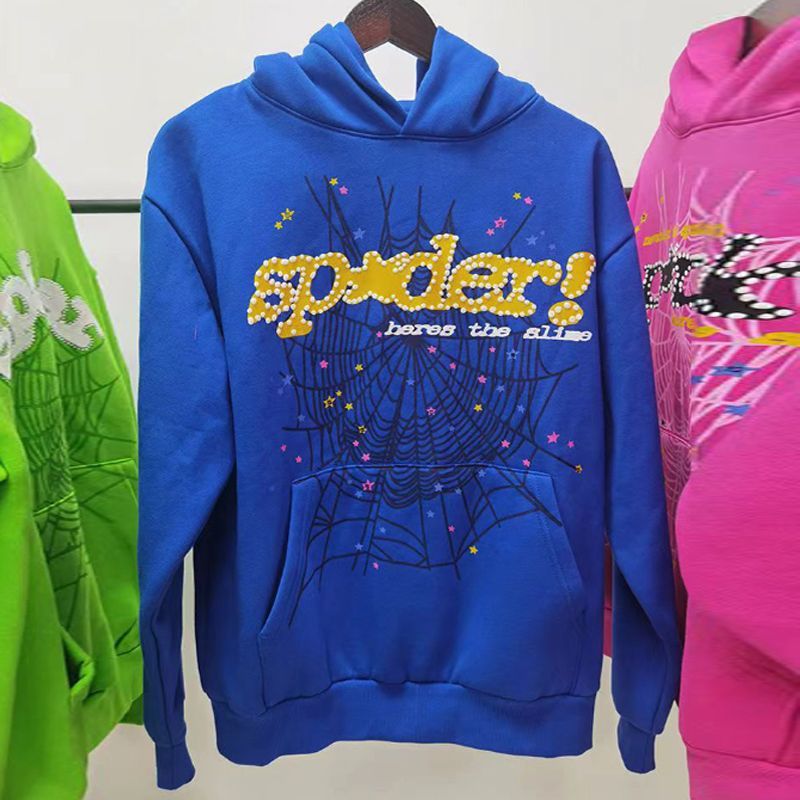Sp5der Hoodie Foam Letter Men's and Women's Hoodie