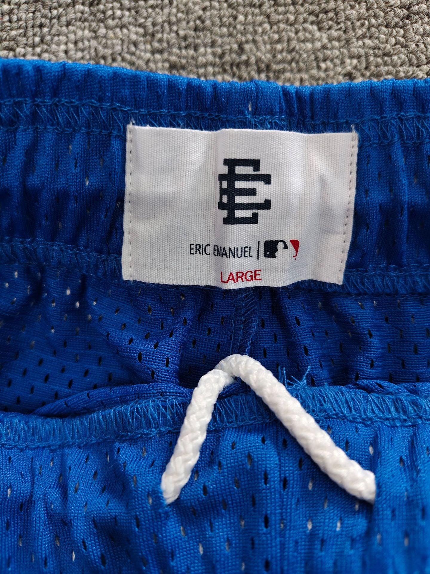 EE3009 LA Letter Eric Emanuel Quick-Drying Mesh Shorts