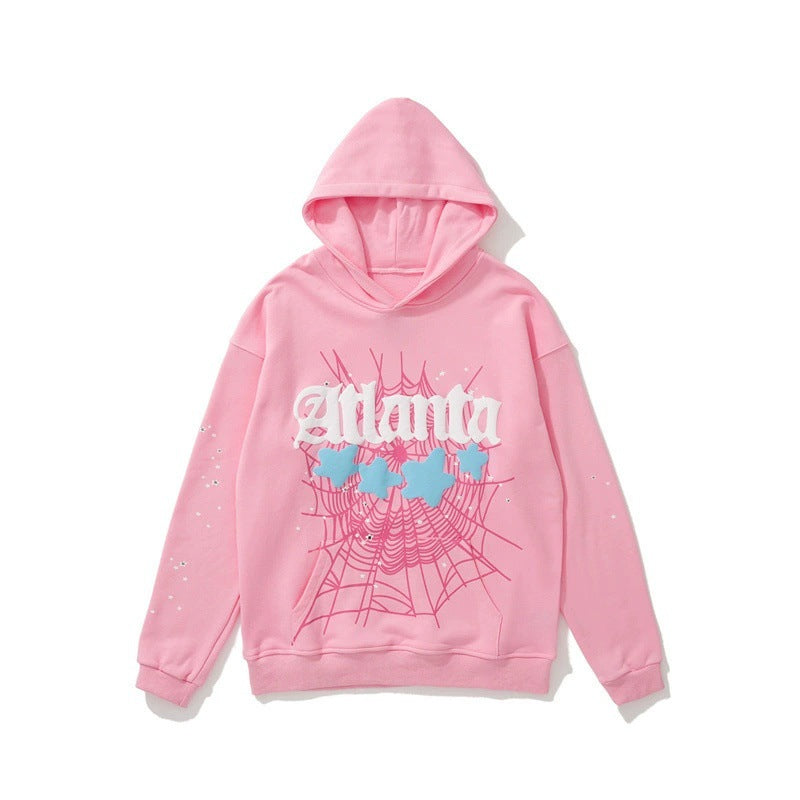 Sp5der Hoodie Foam Letter Men's and Women's Hoodie