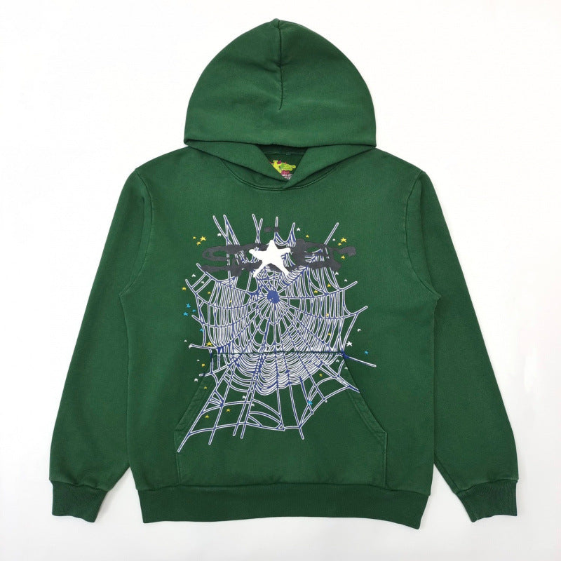 Sp5der Hoodie Foam Letter Men's and Women's Hoodie