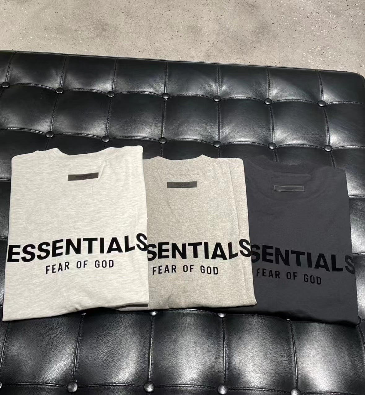 SS22 Fear of God 100% Cotton Ess*** T-shirt