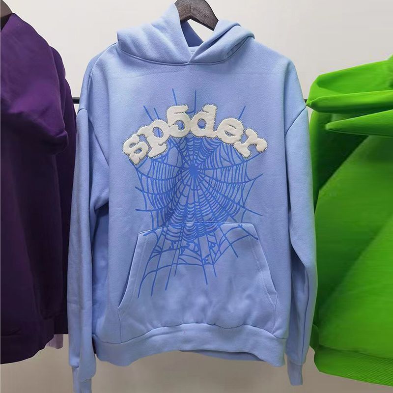 Sp5der Hoodie Foam Letter Men's and Women's Hoodie