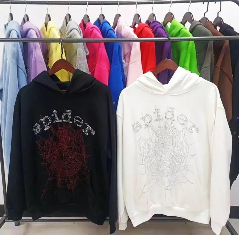Sp5der Hoodie Foam Letter Men's and Women's Hoodie