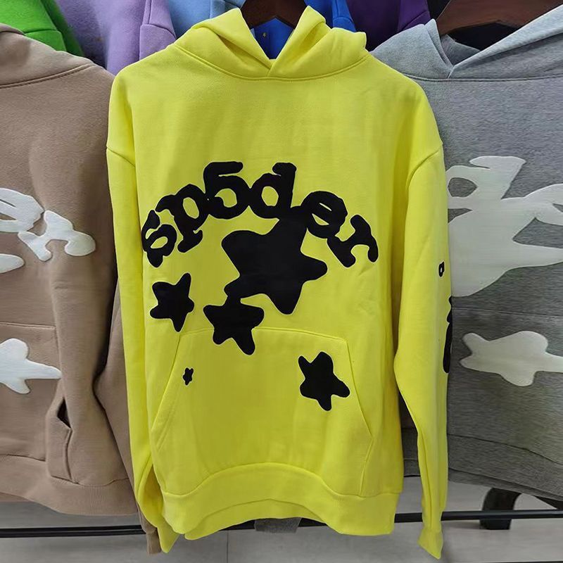Sp5der Hoodie Foam Letter Men's and Women's Hoodie