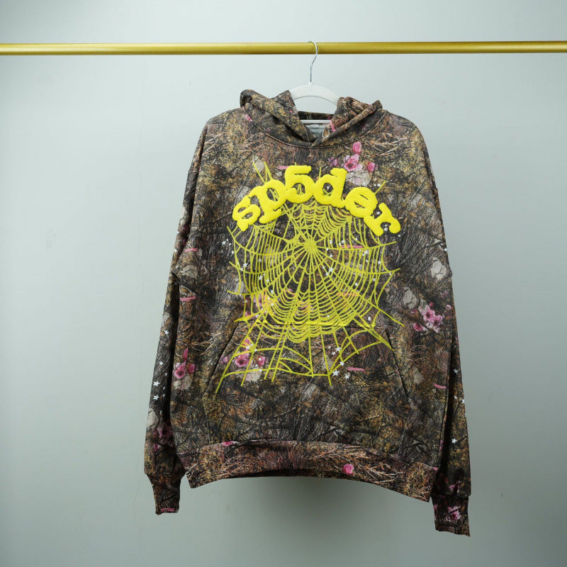Sp5der Hoodie Foam Letter Men's and Women's Hoodie