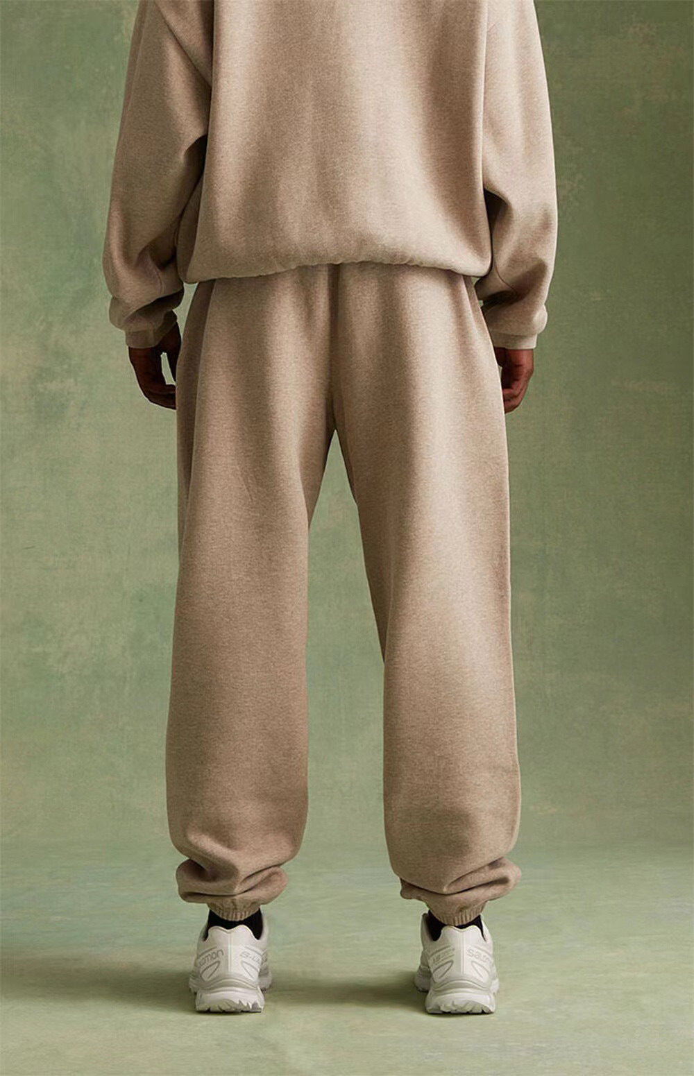 Ess*** Multi-Line Fog Silicone Letters Thickened Sports Casual Sweatpants Trousers