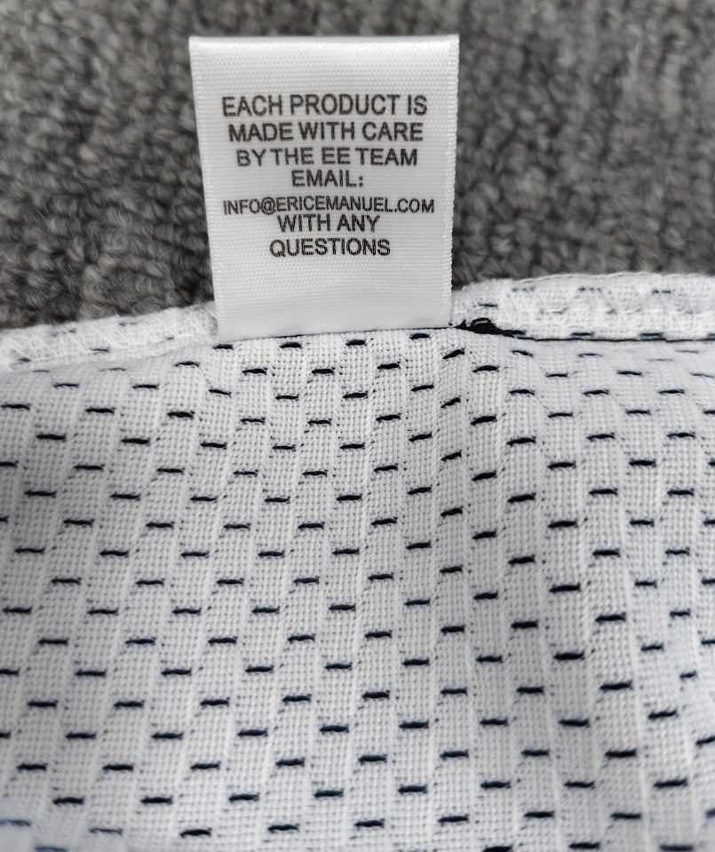 Eric Emanuel Black Graffiti Mesh Sports Shorts for Men