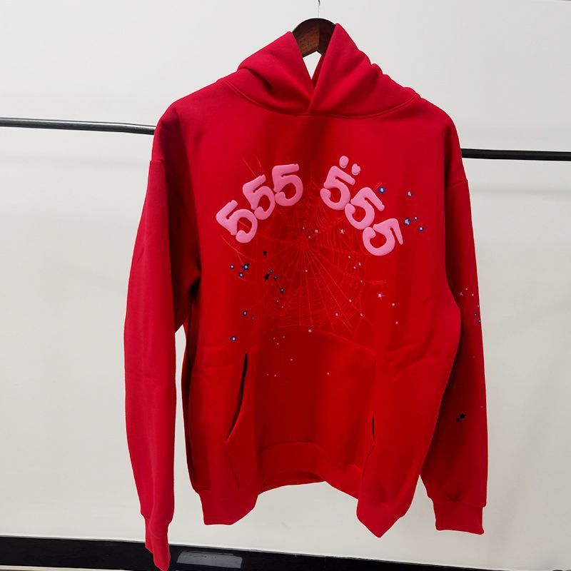 Sp5der Hoodie Foam Letter Men's and Women's Hoodie