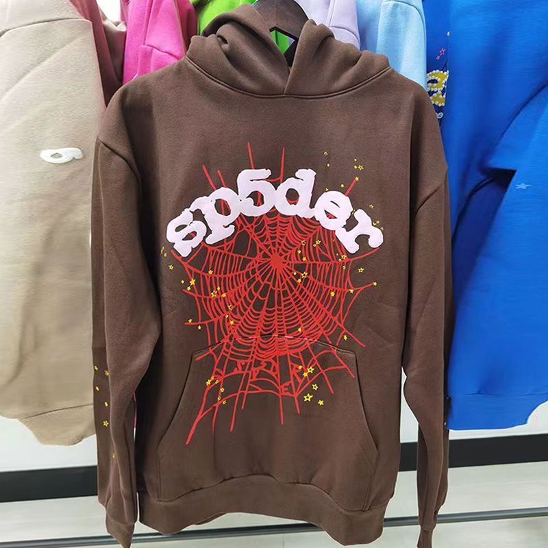 Sp5der Hoodie Foam Letter Men's and Women's Hoodie