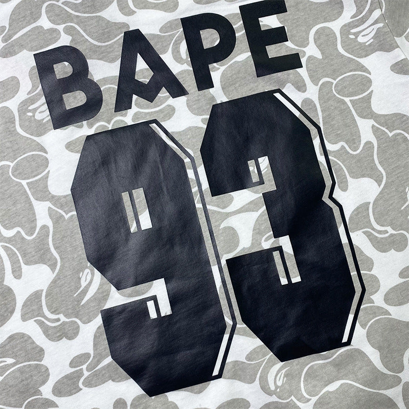 BAPE Sports Short-Sleeved T-shirt Ape Joint Name Miami Miami
