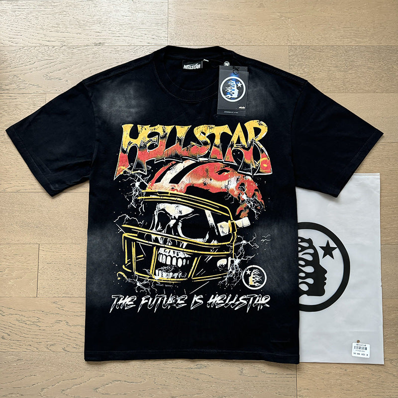 HS6201 New Colors Hellstar 100% Cotton laugh T shirts for men and women
