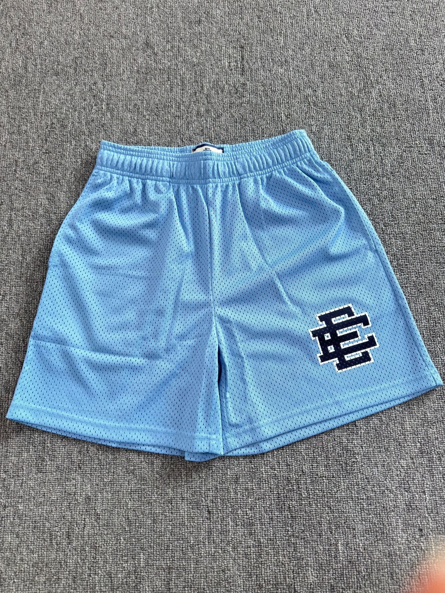 Eric Emanuel Shorts Sports Quick-Dry Pants Fitness Men Loose Fit Basketball Shorts Mesh Breathable Four-Quarter Shorts