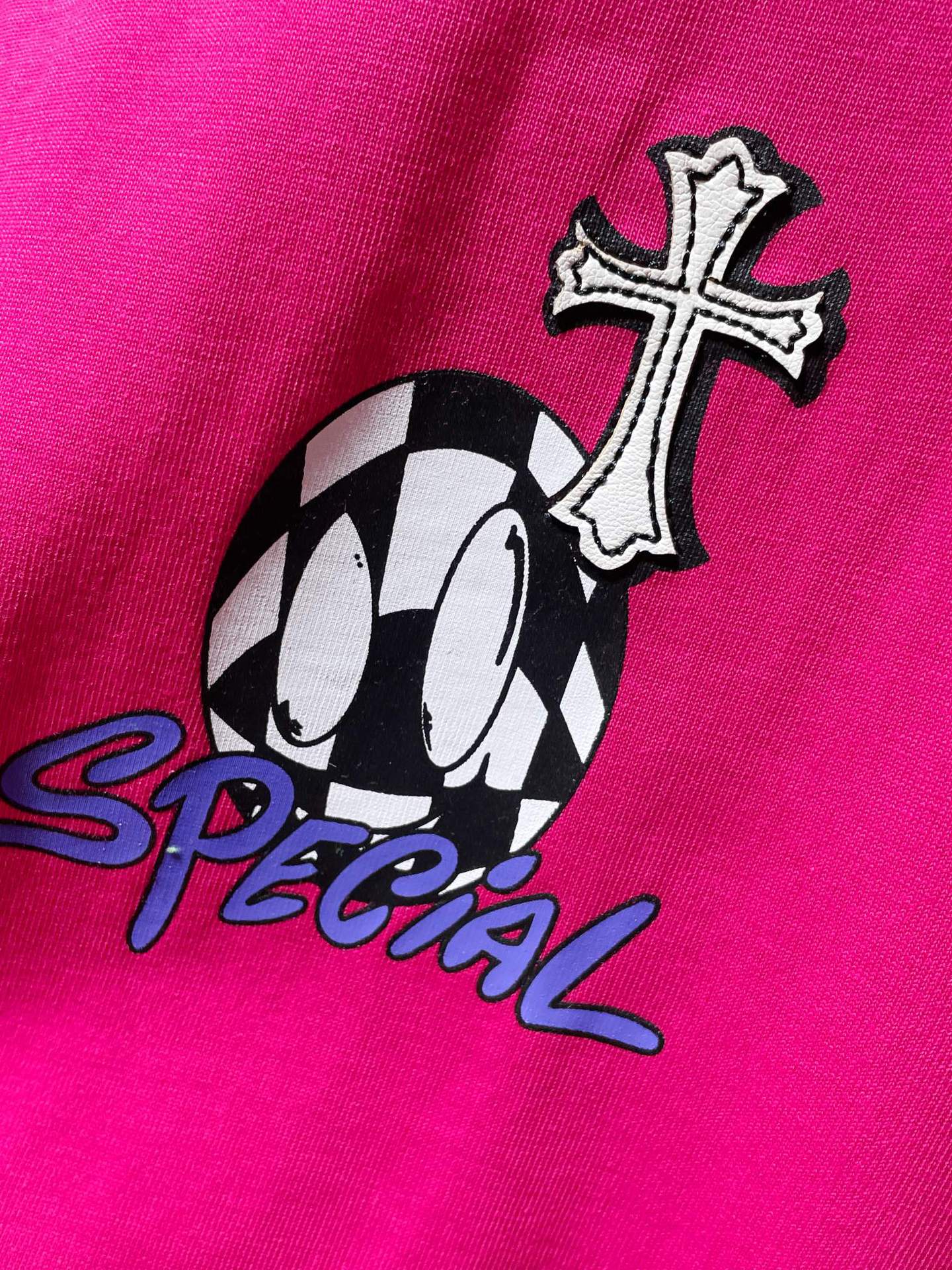 Chrome Heart 23ss Matty Boy Graffiti Short Sleeve Cotton Men's T-shirt