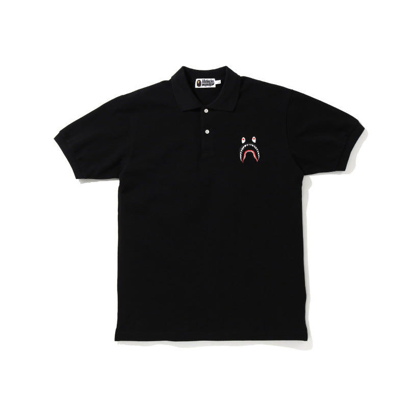 Bape Polo Men's and Women's T-shirt Short Sleeve