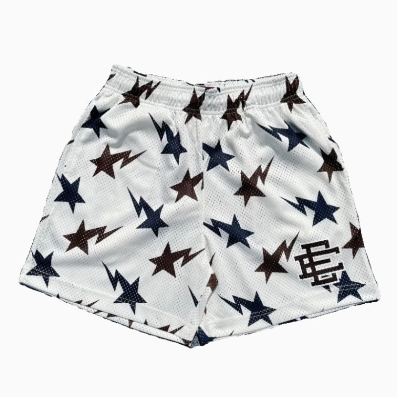 Eric Emanuel Sports Shorts for Men Star Loose Fit