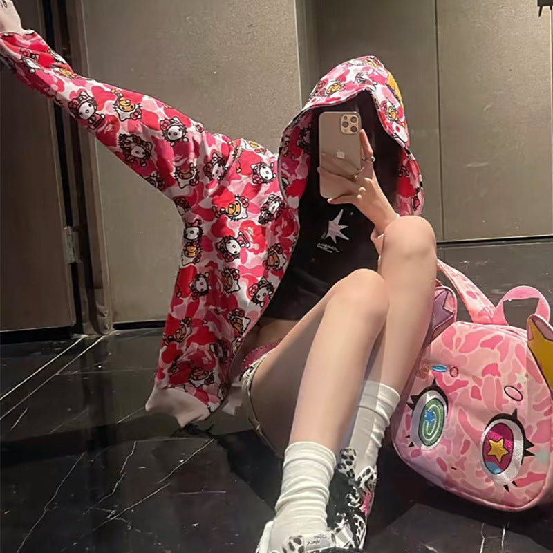 bape original 100% cotton hoodies for women and men