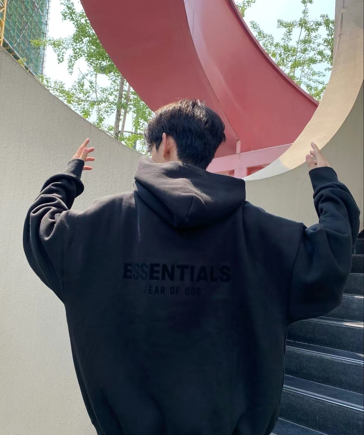 SS22 Top 1:1 Stock X Ess  Fog Fleece Thermal Hoodie Hoodie