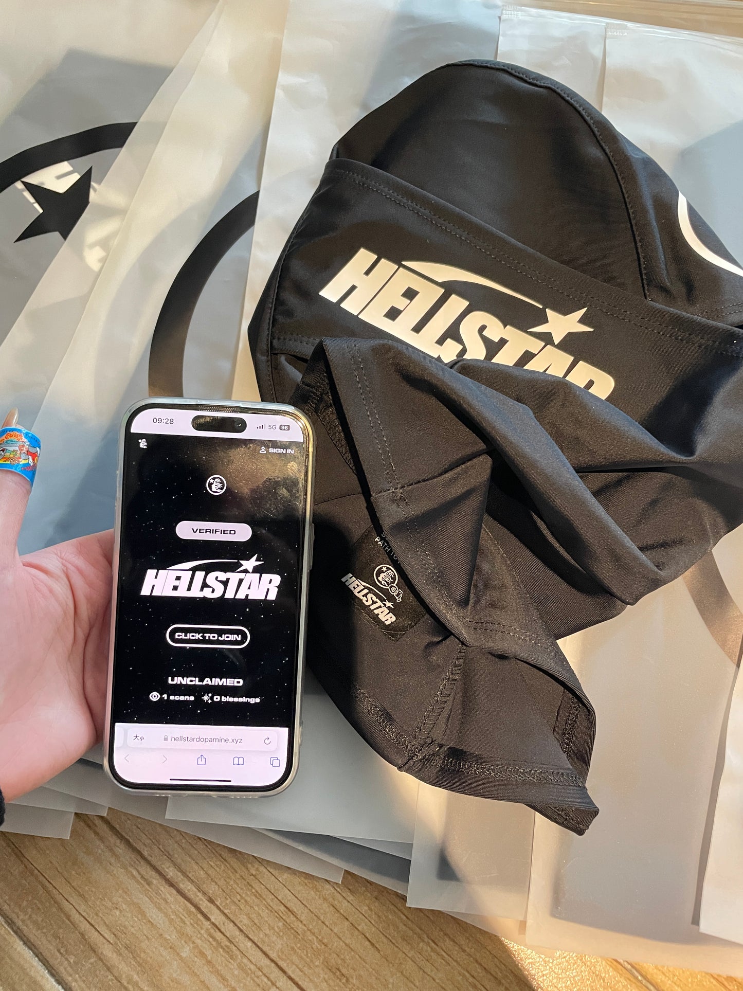 Top quality Hellstar NFC scan Face mask