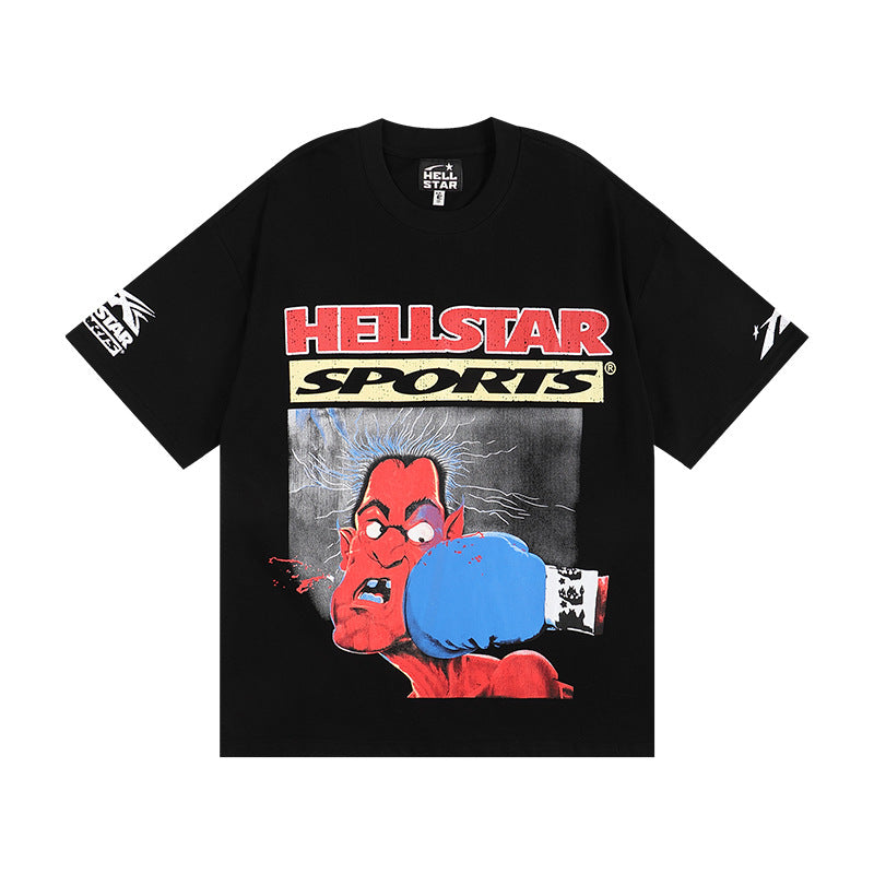 HS6001 Hellstar Fashion Brand Letters shorts Tee shirts