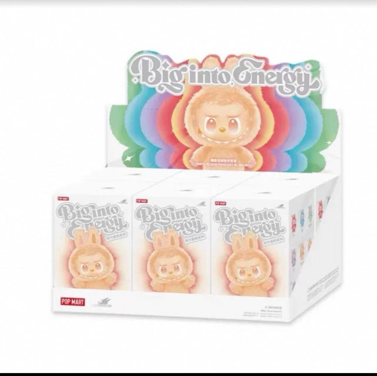 Pop Mart Labubu -NFC Scan The Monsters Big into Energy Series Vinyl Plush Pendant Sealed Case (6 Blind Box)