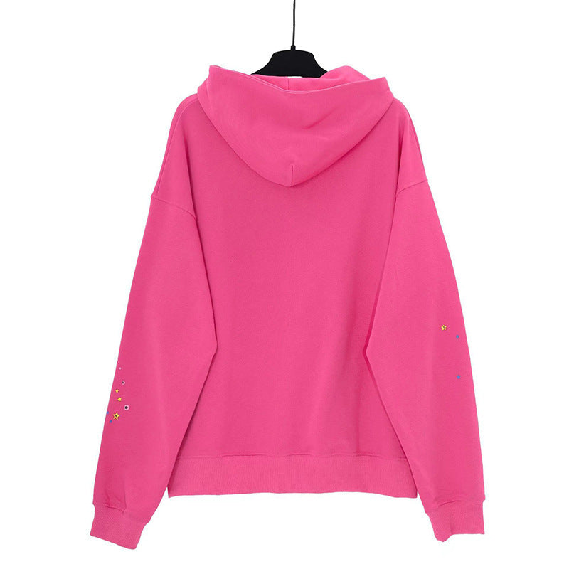 顶级 430gsm Sp5der 连帽衫 100% 纯棉男女连帽衫