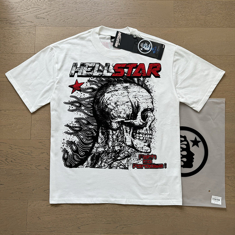 HS6201 New Colors Hellstar 100% Cotton laugh T shirts for men and women