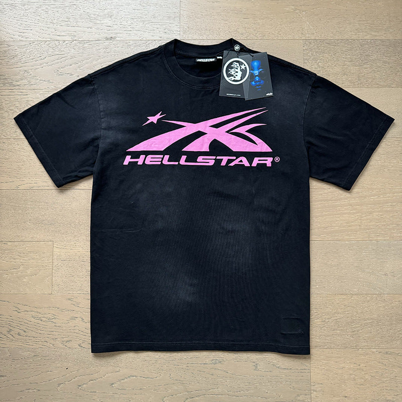 Hellstar Men's and Women's Loose Pullover Short Sleeve T-shirt