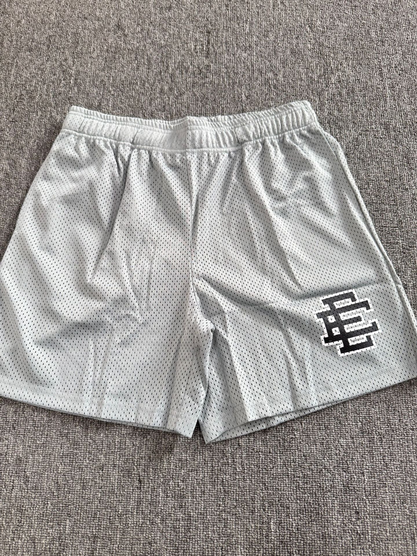 Eric Emanuel Shorts Sports Quick-Dry Pants Fitness Men Loose Fit Basketball Shorts Mesh Breathable Four-Quarter Shorts