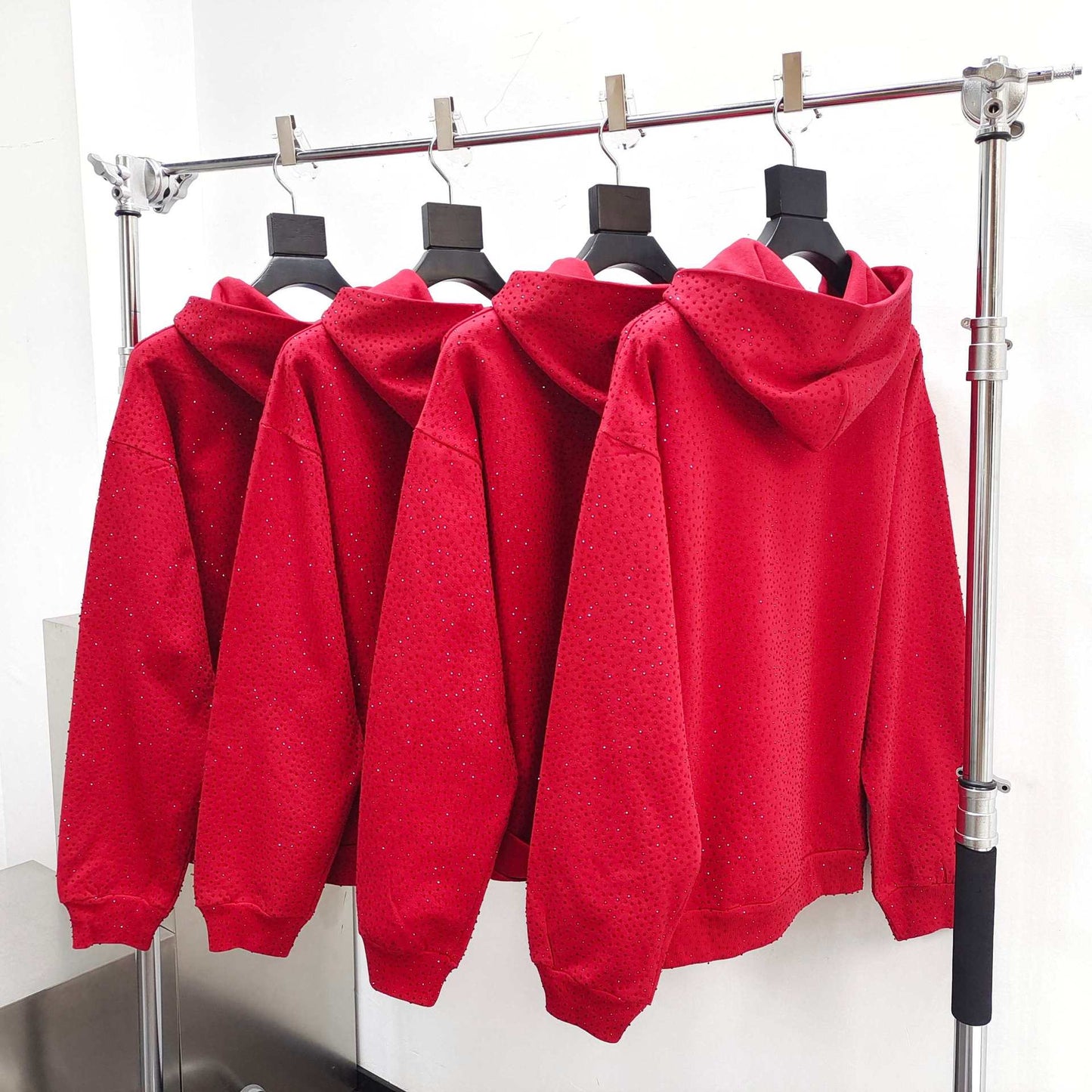 Sp5der vvs black  red hoodies spider heavry weight 1:1 hoodies