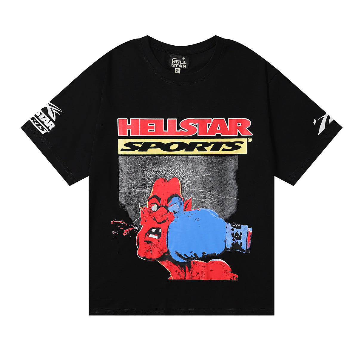 HS6001 Hellstar Fashion Brand Letters shorts Tee shirts