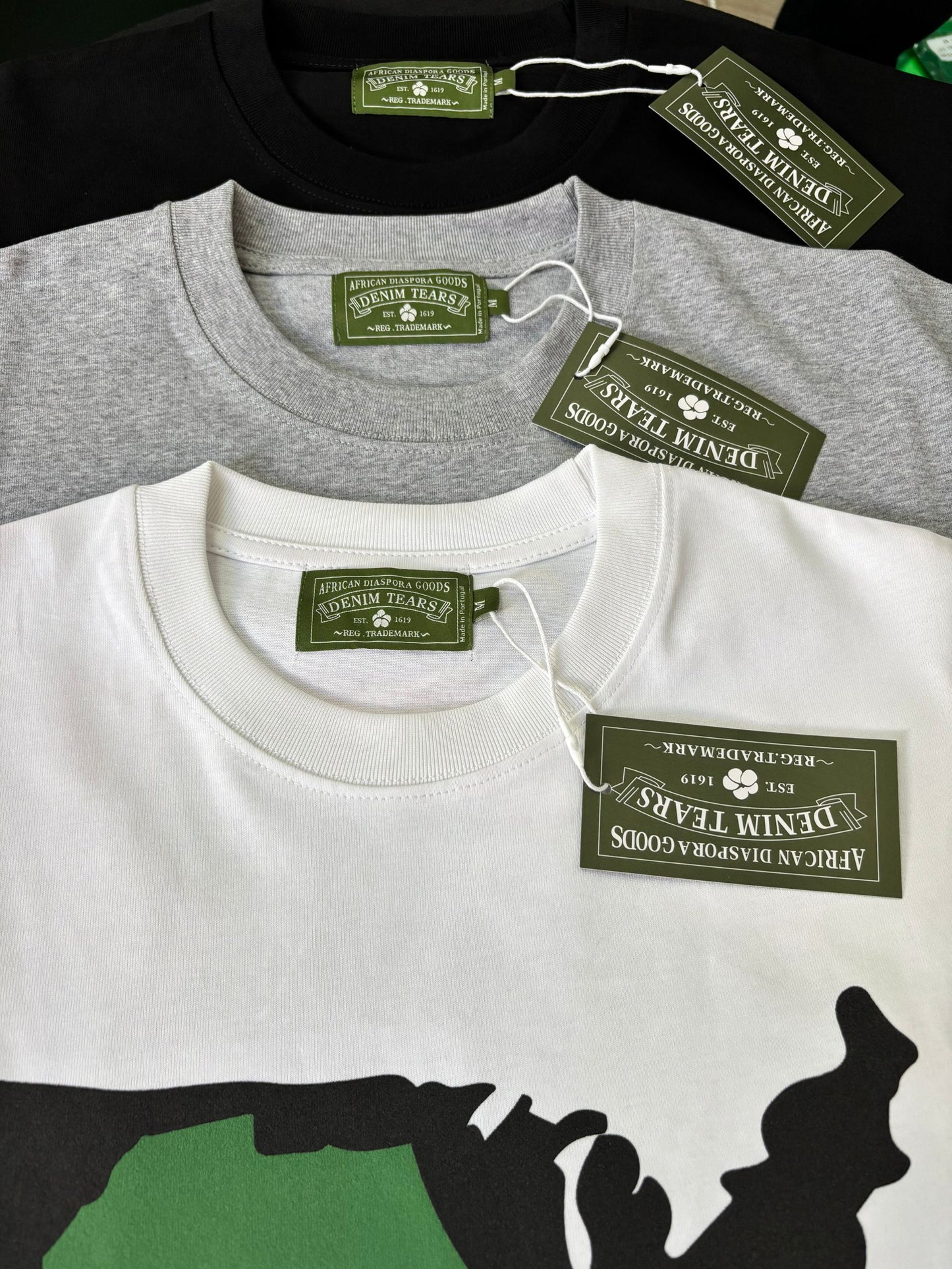 DT502 Denim tears 100% Cotton Tee shirts