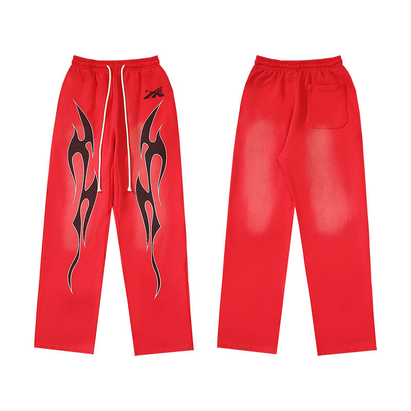 Hellstar Washed and Worn Hoodie Sweater Trousers Suit