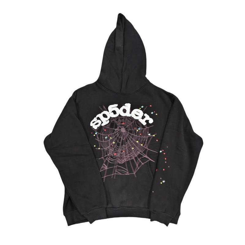 Sp5der Sweatshirt 555555 Heavy Sports Hoodie Brushed Hoody
