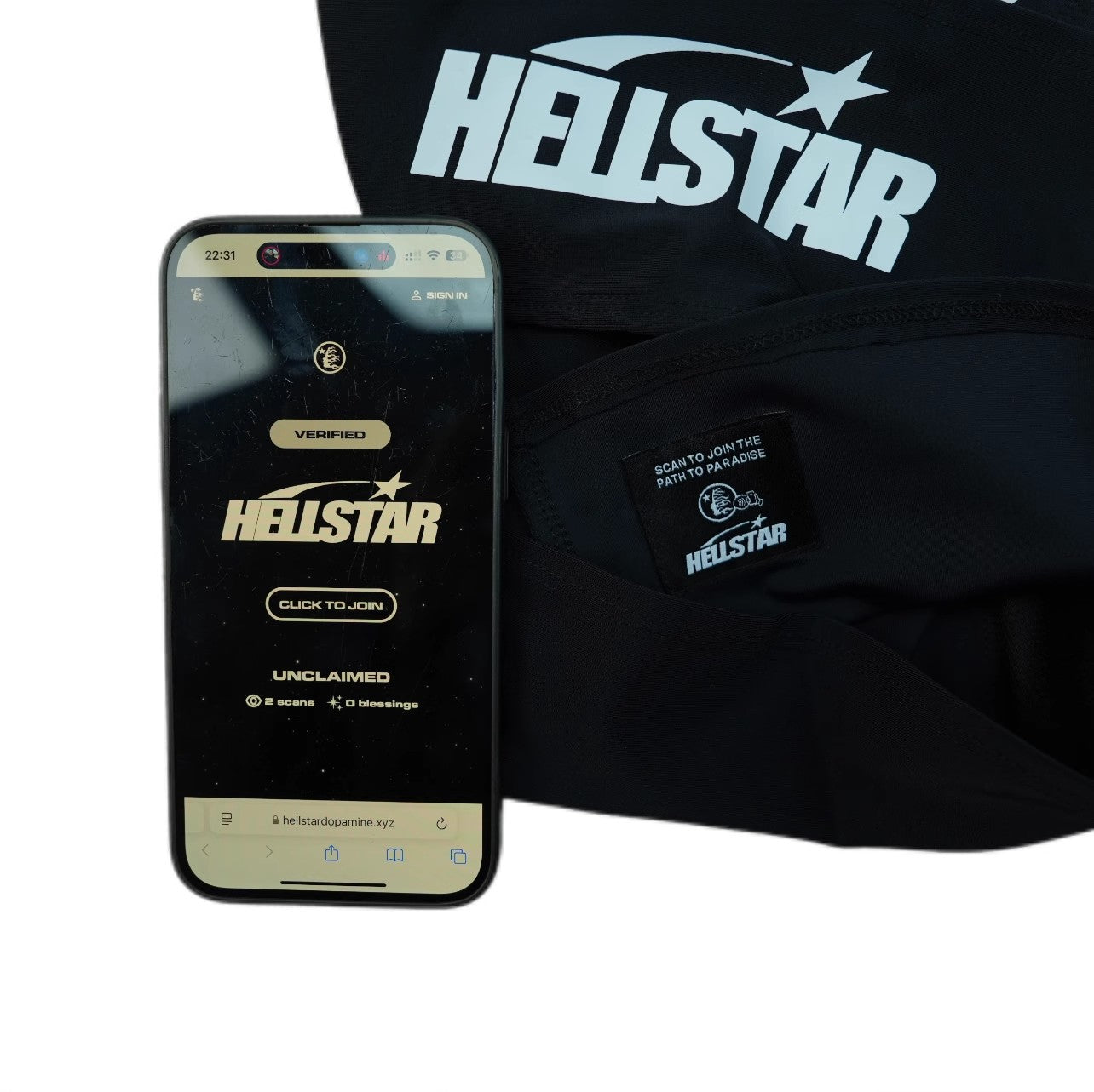 Top quality Hellstar NFC scan Face mask