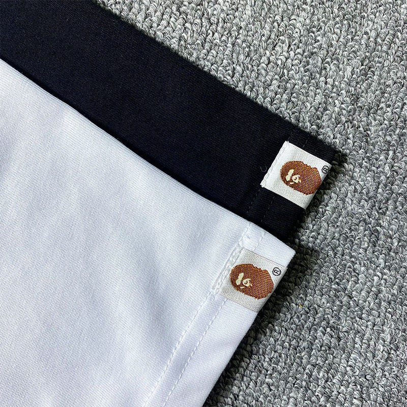 BAPE Short Sleeve T-shirt Cross Little Monkey