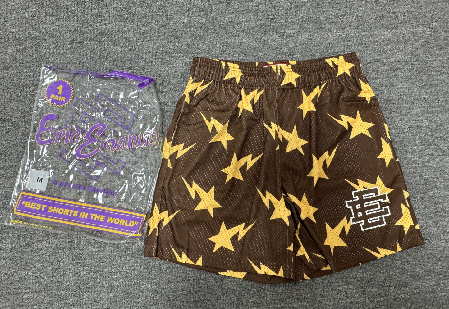 Eric Emanuel Sports Shorts for Men Star Loose Fit