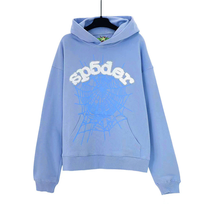 part2- 430gsm Sp5der Hoodies 100% Cotton Hoodie for men and women