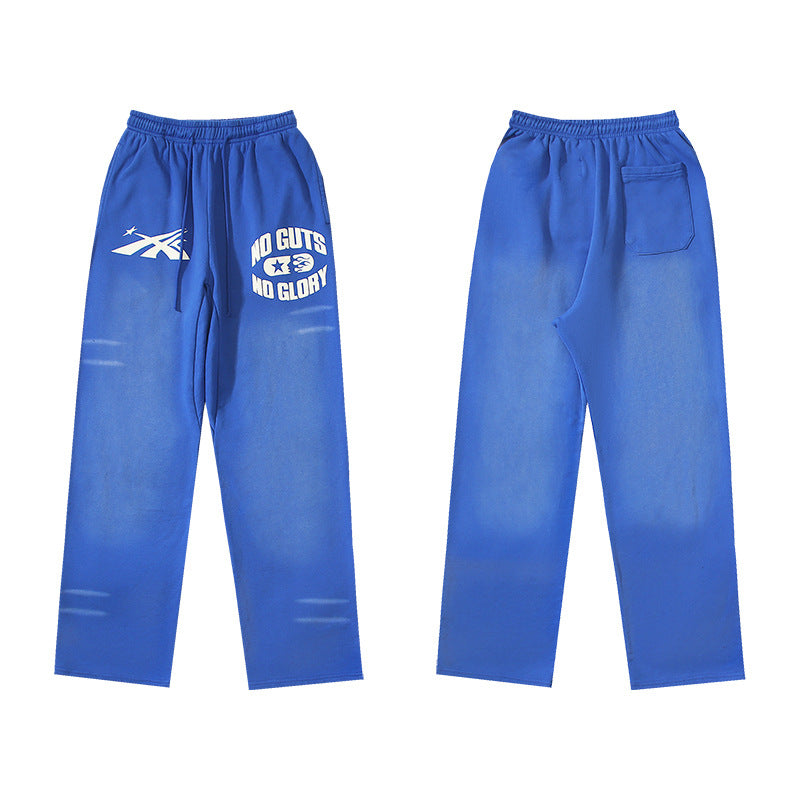 Part3-Hellstar Washed and Worn Hoodie Sweater Trousers Suit