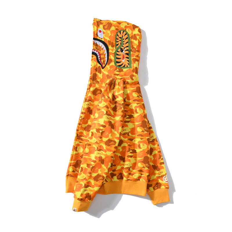 Bape Chicken Joint Name Shark Sweater Street Hooded Jacket Men and Women