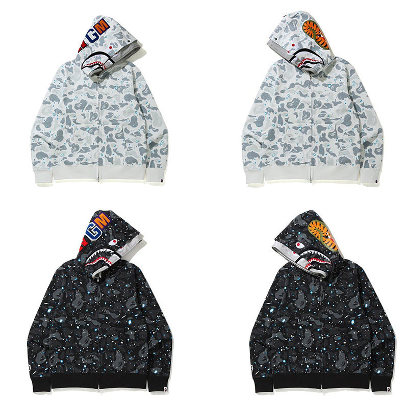 BAPE Shark Sweater Double Hood Sweater