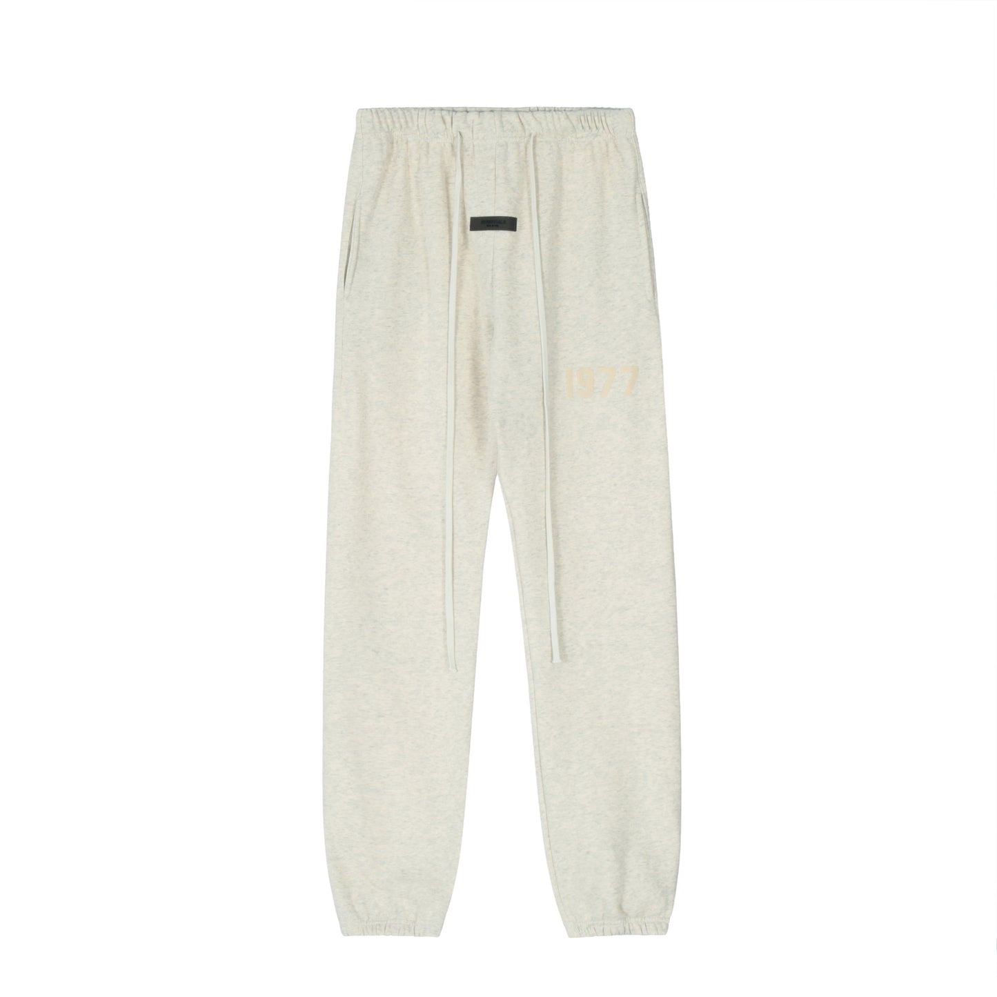 Fog Double Line 1977 Digital Flocking Casua Ankle-Tied Sweatpants Tide