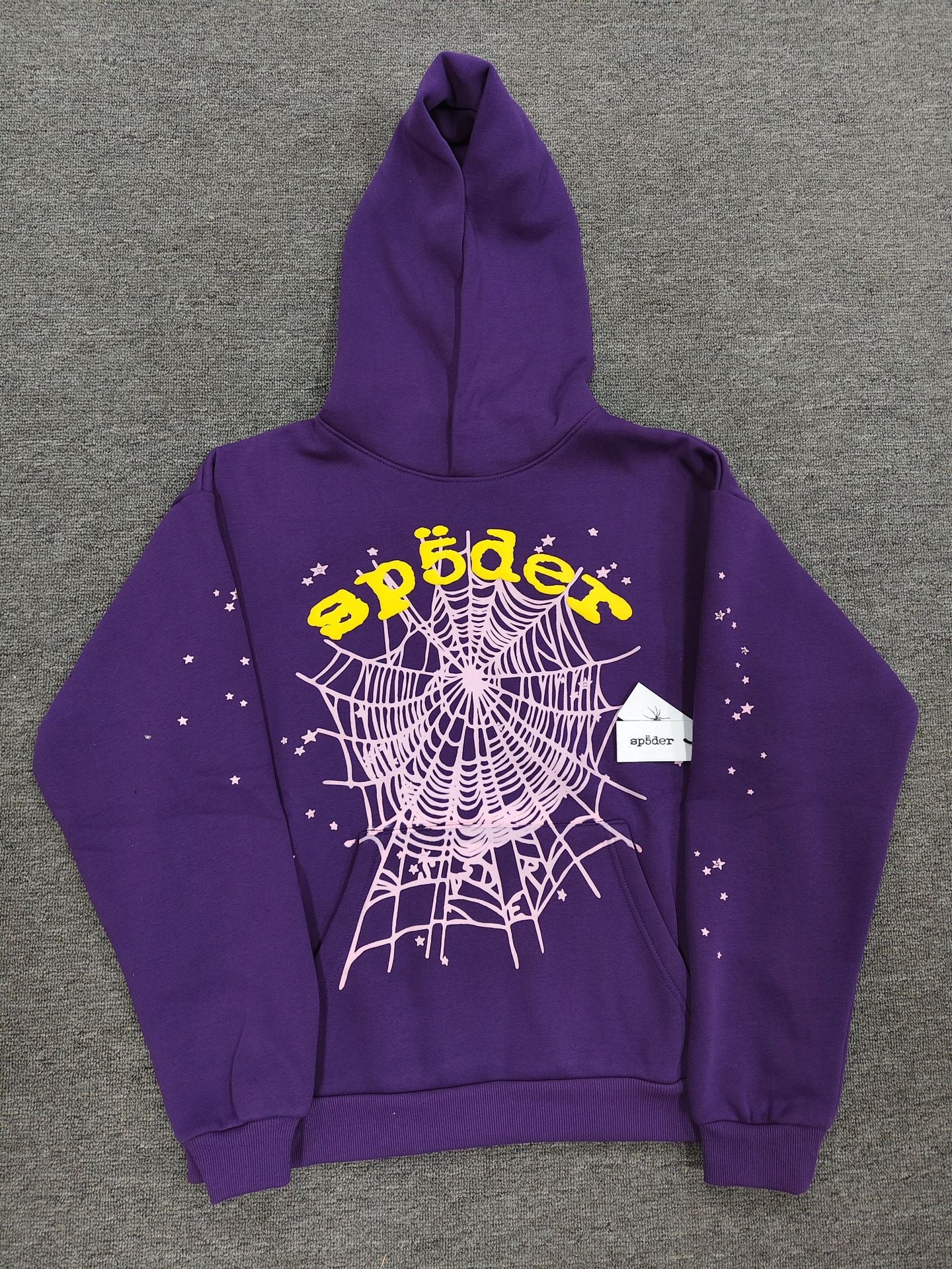 Sp5der Sweatshirt 555555 Heavy Sports Hoodie Brushed Hoody