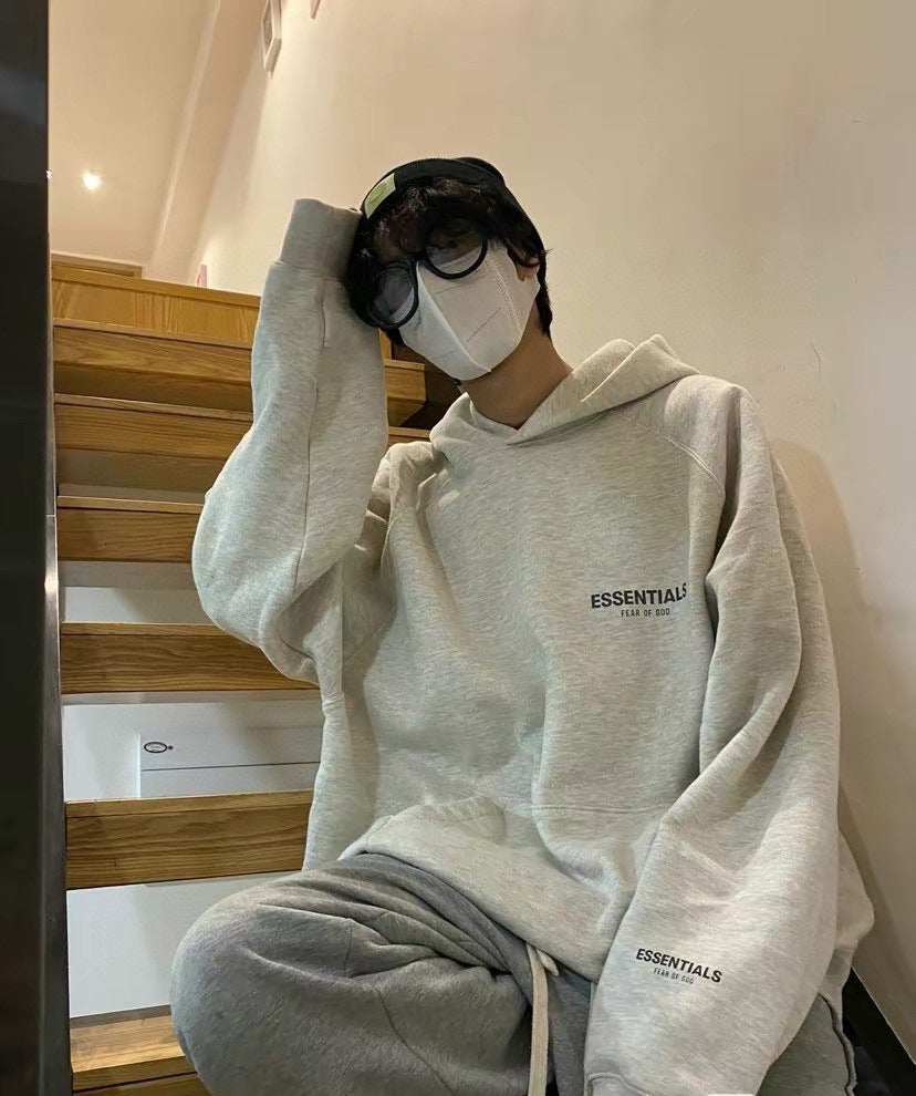 SS22 Top 1:1 Stock X Ess  Fog Fleece Thermal Hoodie Hoodie