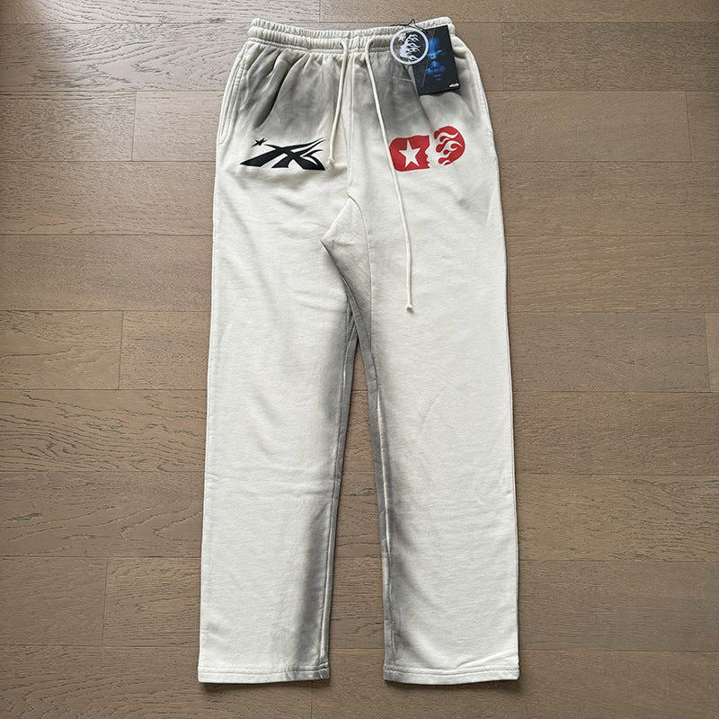 Hellstar Washed and Worn Hoodie Sweater Trousers Suit